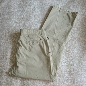 Bugatti Khaki Straight Leg Pants - Men's Size 34 waist - Tan Beige colour